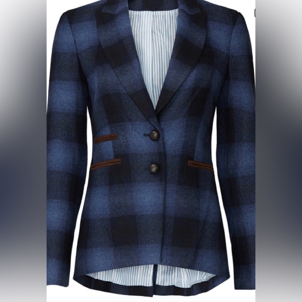 Veronica Beard Plaid Hudson Blazer, size 10